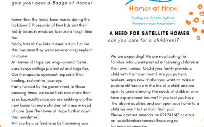 Homes of Hope Newsletter – A Quarterly Newsletter – The Spring Edition