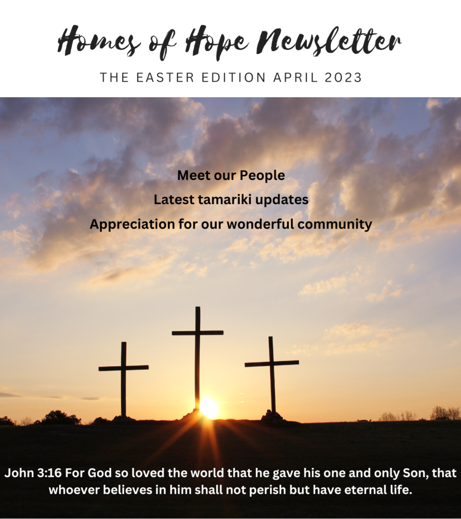 Homes of Hope April 2023 Easter Newsletter