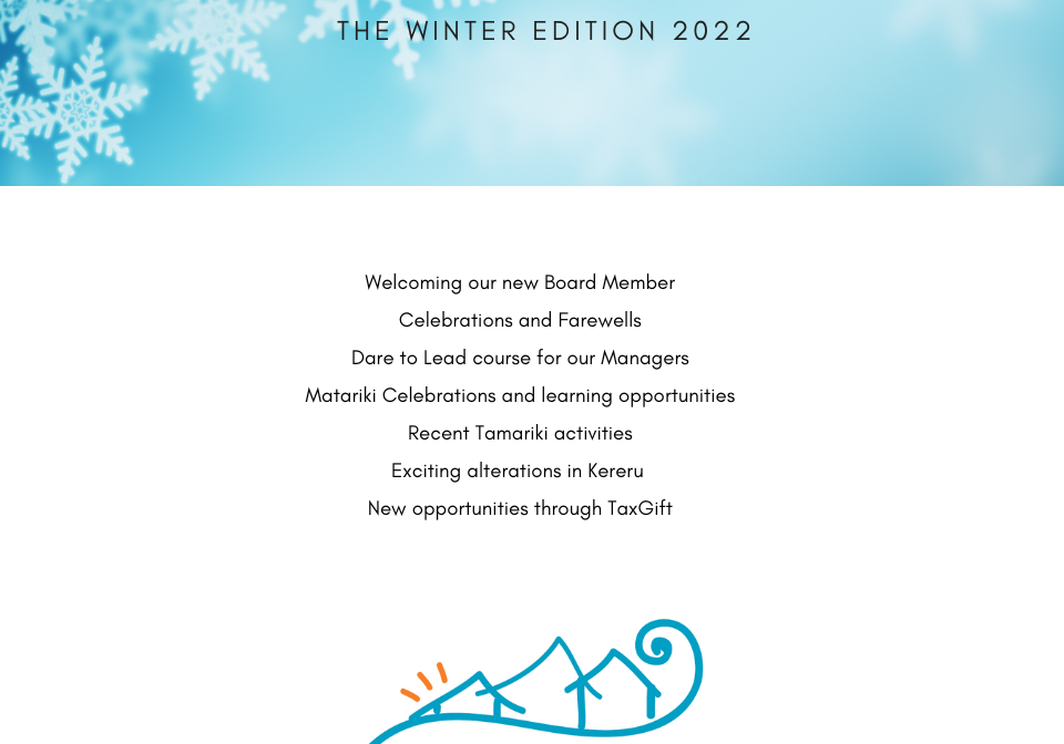 Winter Newsletter 2022 Homes of Hope
